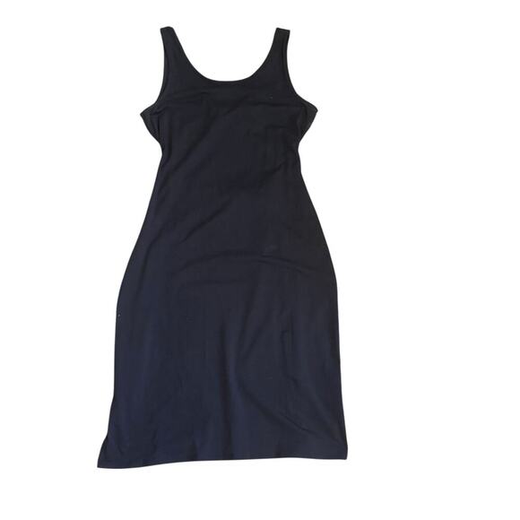 Tentree Women's Twist Back Dress in Black size M NWT - Picture 2 of 5
